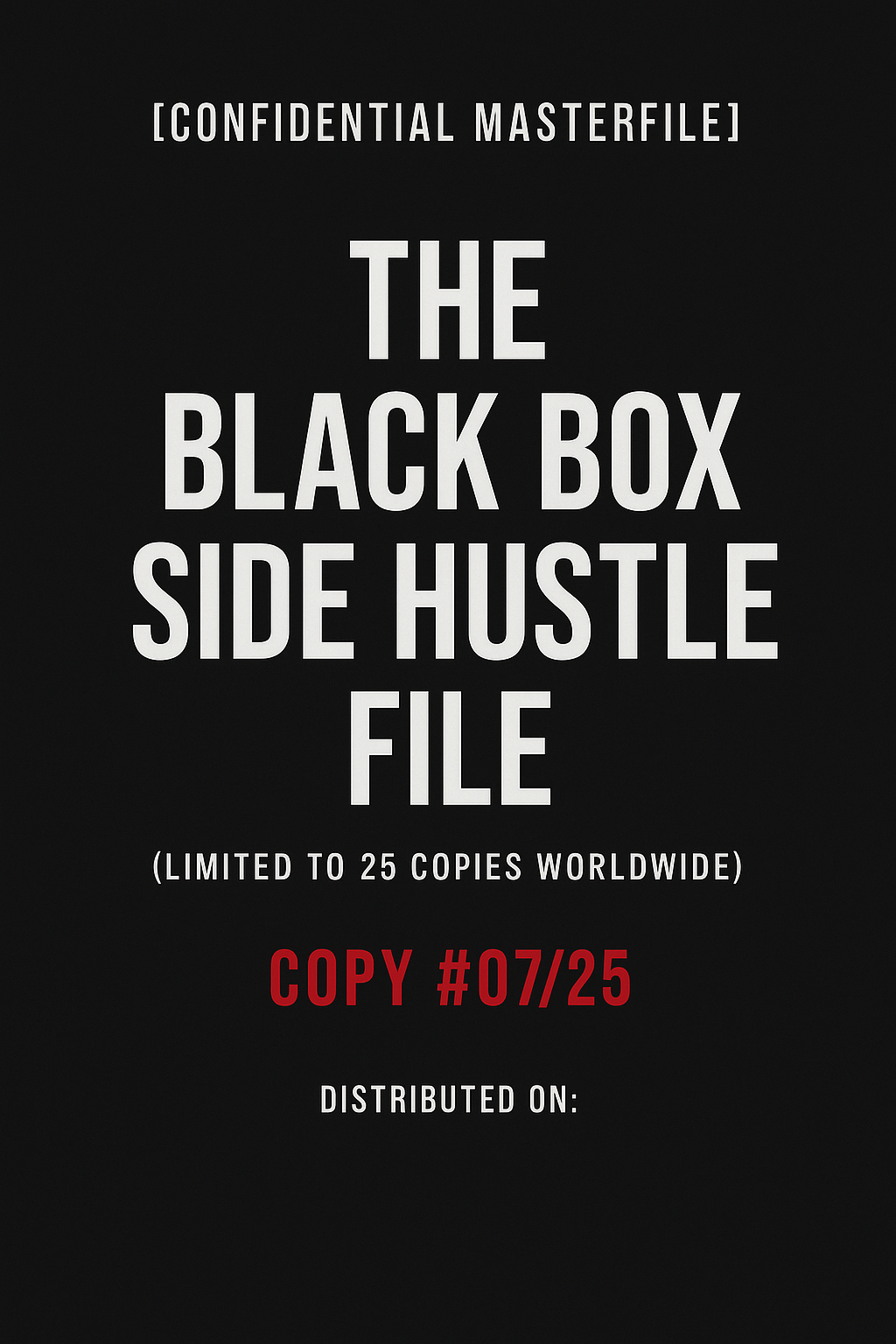 The Confidential Masterclass